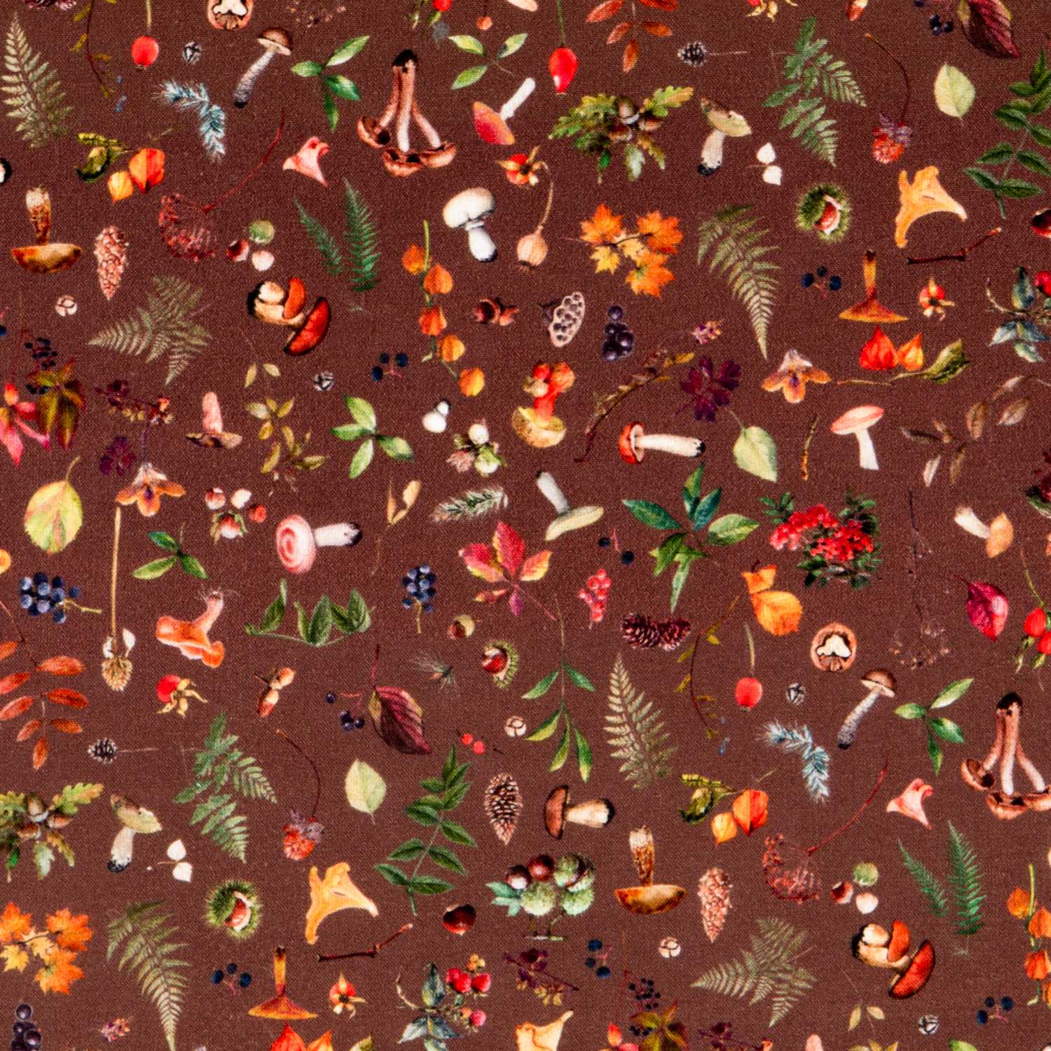 Poplin Cotton Mushroom Brown - Ribes y Casals