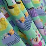 Cats Print Cotton Poplin - Ribes y Casals