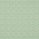 Soft Green Cotton Poplin with Little Flowers - Ribes y Casals