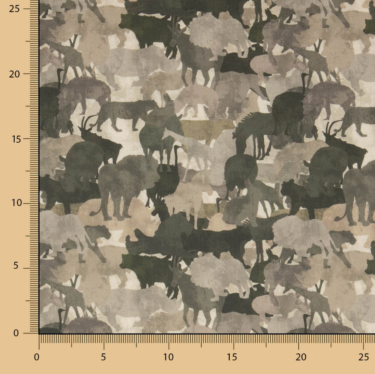 Poplin Safari Animals - Ribes y Casals