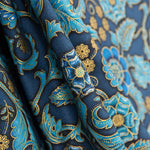 American Patchwork Turquoise Flowers - Ribes y Casals