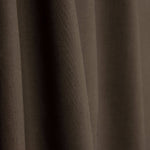 Plain basic dark brown cotton poplin - Ribes y Casals