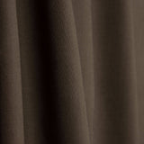 Plain basic dark brown cotton poplin - Ribes y Casals
