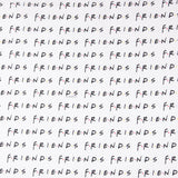 Cotton Poplin White Friends - Ribes y Casals
