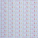 Dinos Sky Blue Poplin Cotton - Ribes y Casals