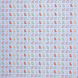 Dinos Sky Blue Poplin Cotton - Ribes y Casals