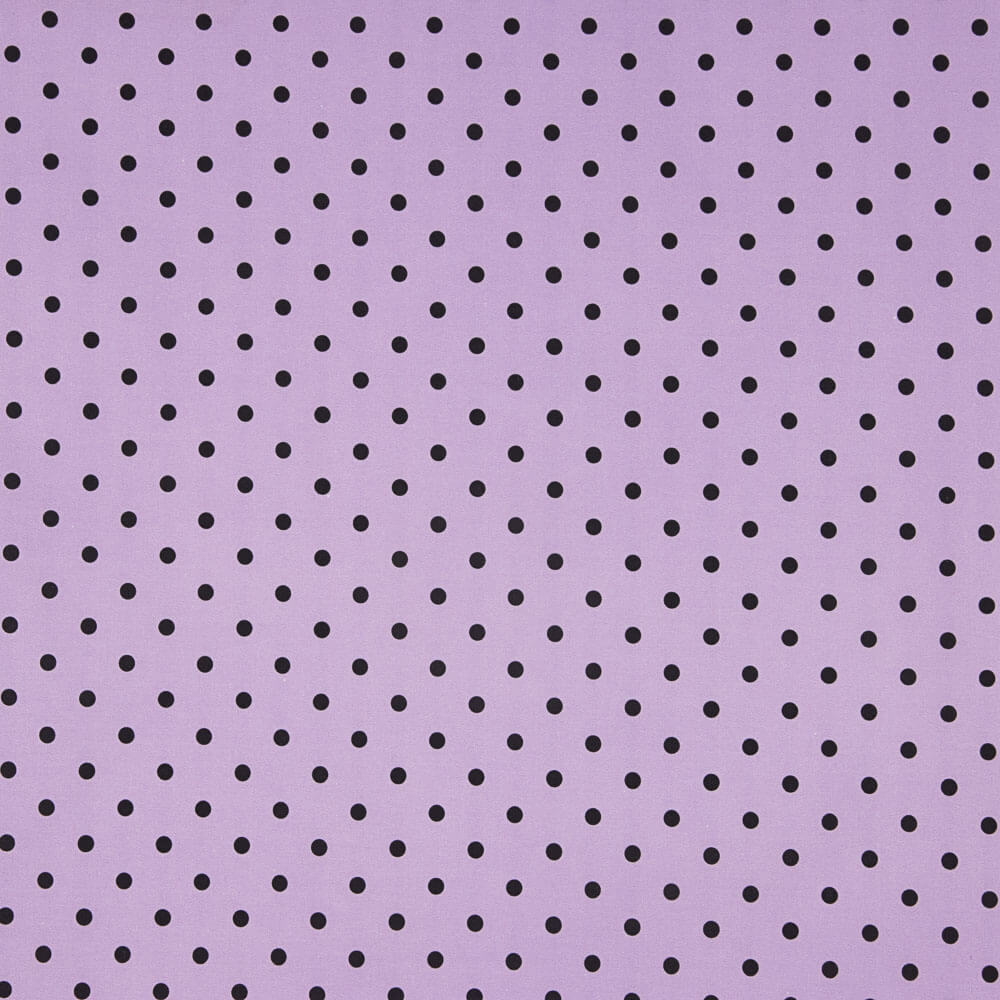 Flamenca Dots Printed Poplin Poplin 7mm Purple - Ribes y Casals