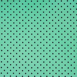 Flamenco Pointed Dots Printed Poplin 7mm Aqua Green - Ribes y Casals