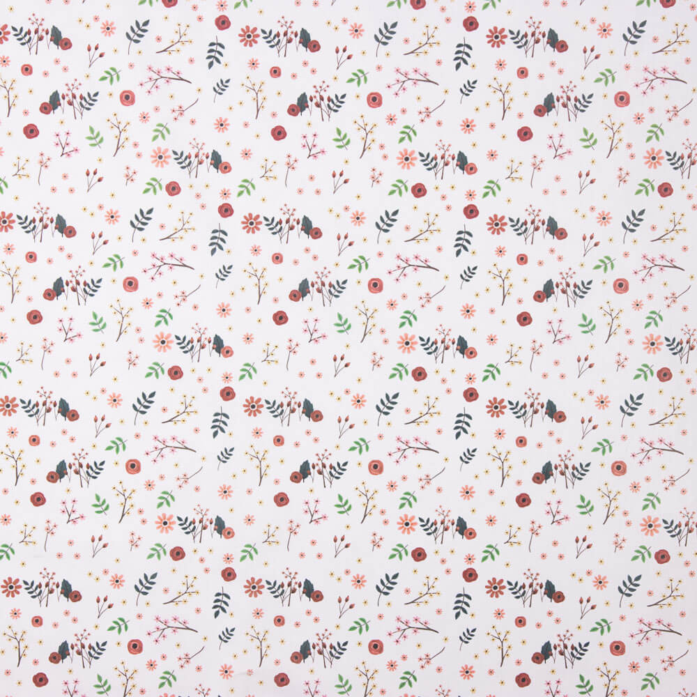 Spring Plants in Cotton Poplin - Ribes y Casals