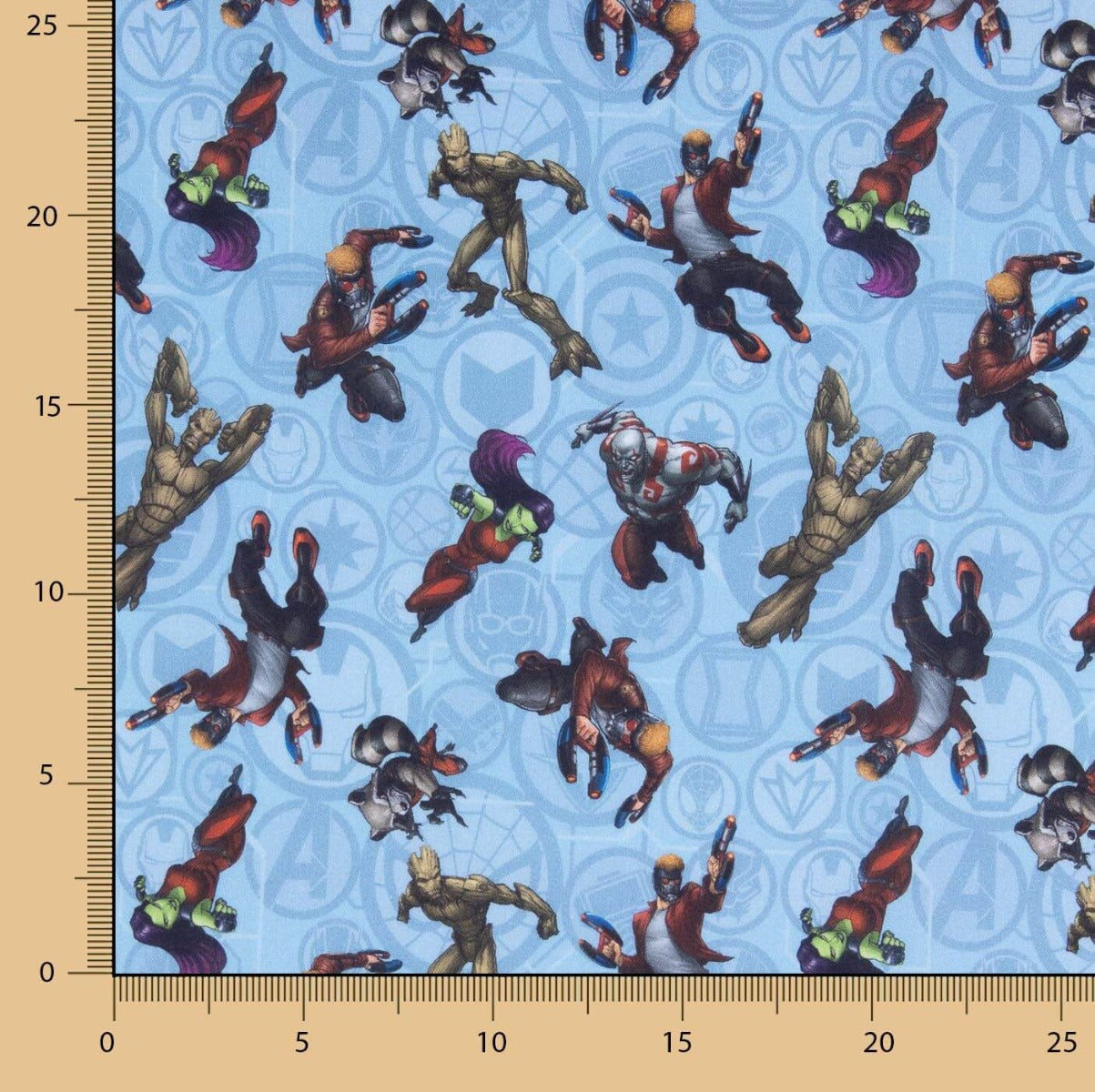 Guardians of the Galaxy licensed poplin - Ribes y Casals