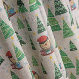 Green Cagatió Christmas Poplin - Ribes y Casals