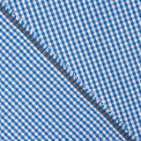 Mini Blue Check Cotton Poplin - Ribes y Casals