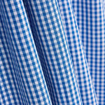 Mini Blue Check Cotton Poplin - Ribes y Casals