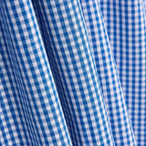 Mini Blue Check Cotton Poplin - Ribes y Casals