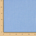 Mini Blue Check Cotton Poplin - Ribes y Casals
