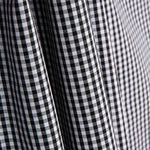 Mini Black Check Cotton Poplin - Ribes y Casals
