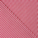 Mini Red Check Cotton Poplin - Ribes y Casals
