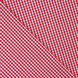 Mini Red Check Cotton Poplin - Ribes y Casals