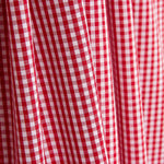 Mini Red Check Cotton Poplin - Ribes y Casals