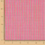 Mini Red Check Cotton Poplin - Ribes y Casals