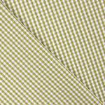 Mini Olive Green Checked Cotton Poplin - Ribes y Casals