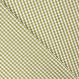 Mini Olive Green Checked Cotton Poplin - Ribes y Casals