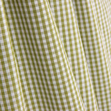 Mini Olive Green Checked Cotton Poplin - Ribes y Casals