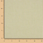 Mini Olive Green Checked Cotton Poplin - Ribes y Casals