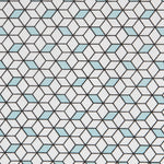 Cubic Blue Cotton Poplin - Ribes y Casals