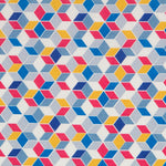 Multicoloured Cubic Cotton Poplin - Ribes y Casals