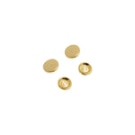 Prym Cover Buttons 323151 Gold 15 mm – Pack of 6 - Ribes y Casals