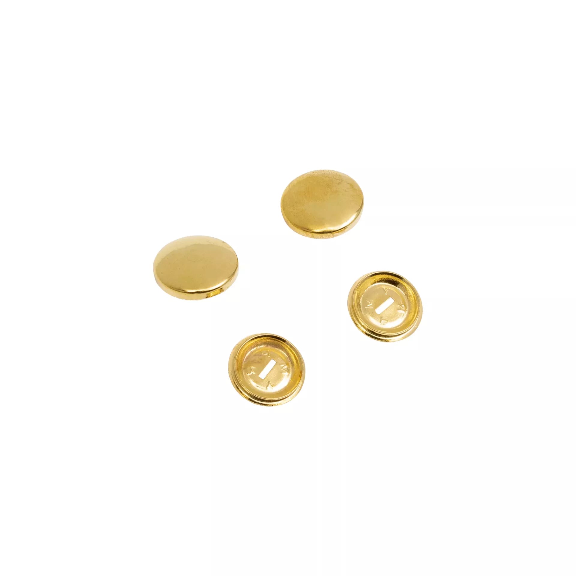 Prym Cover Buttons 323152 Gold 19 mm – Pack of 5 - Ribes y Casals