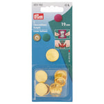 Prym Cover Buttons 323152 Gold 19 mm – Pack of 5 - Ribes y Casals