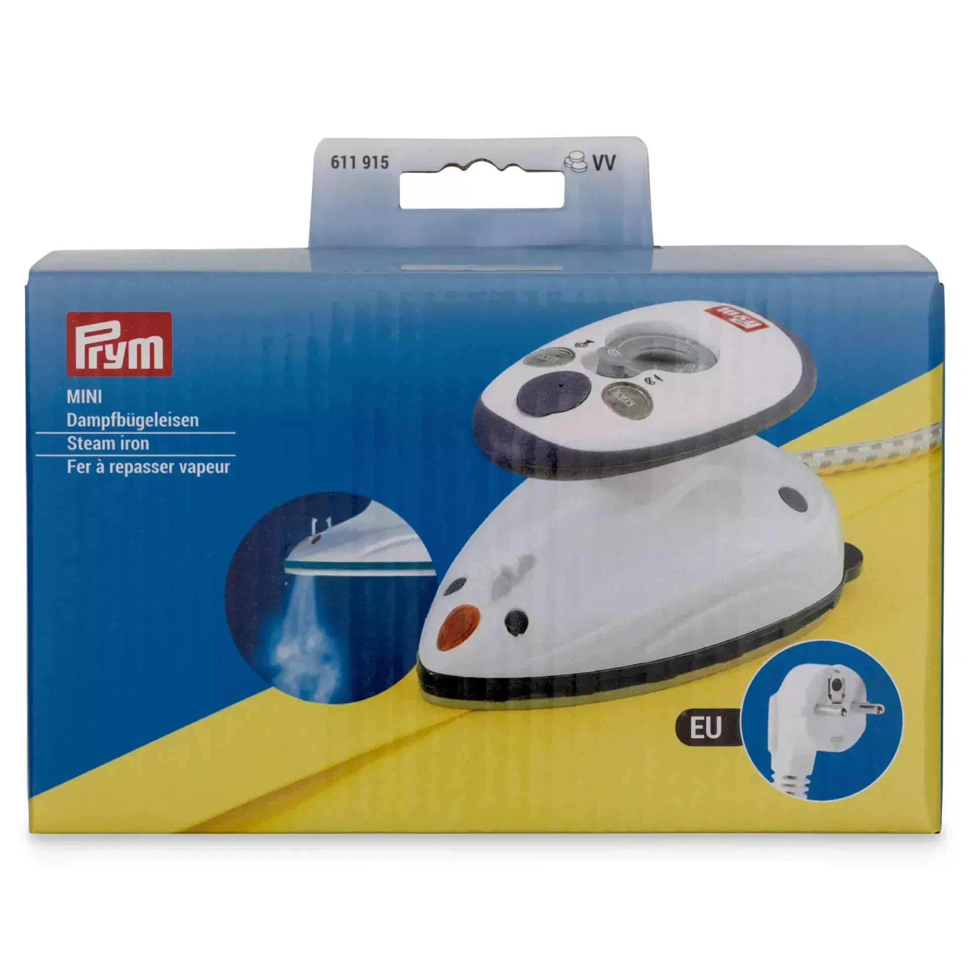 Prym Mini Steam Iron – Compact Travel with Dual Voltage - Ribes y Casals