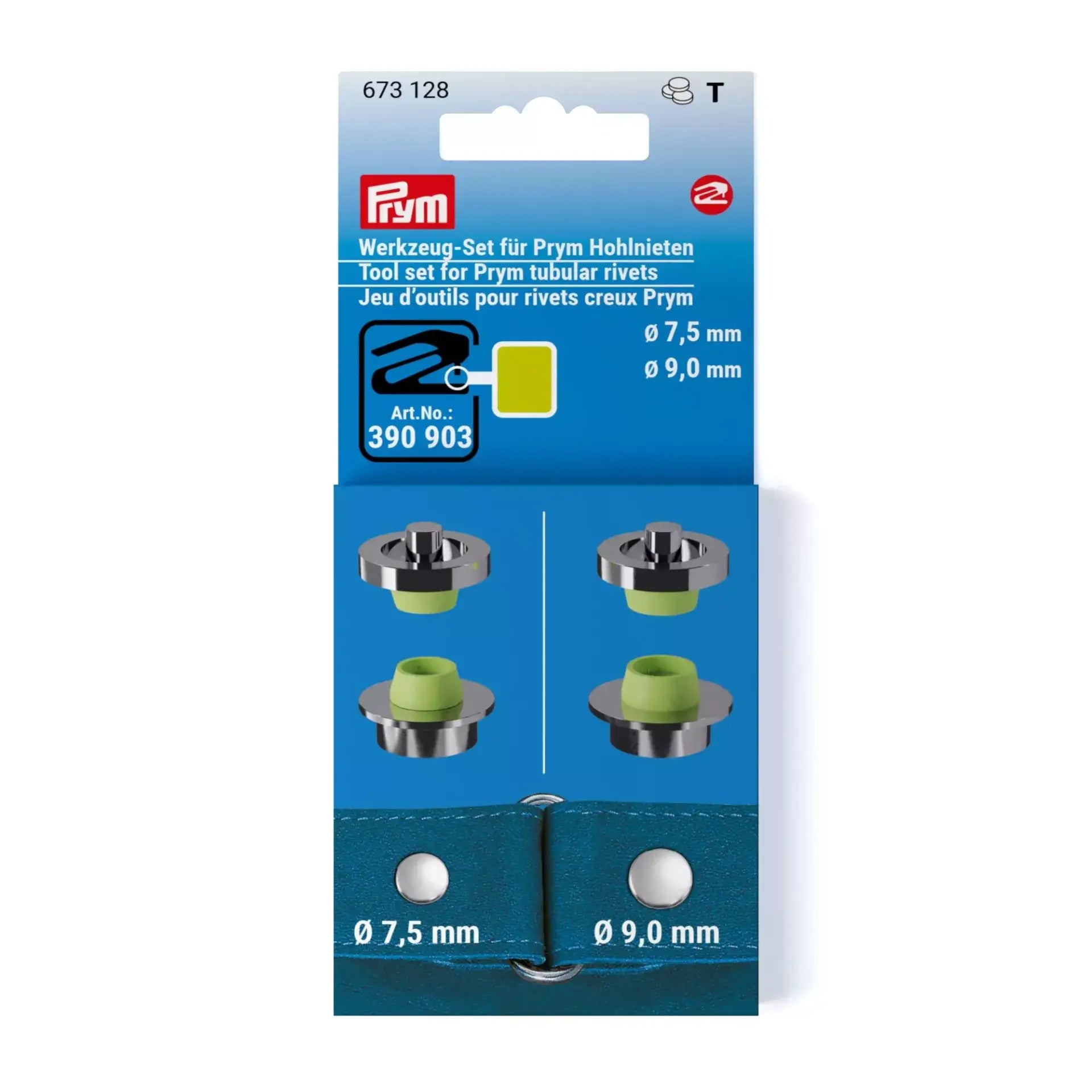 Prym 673128 Hollow Rivet Tool Set - Ribes y Casals
