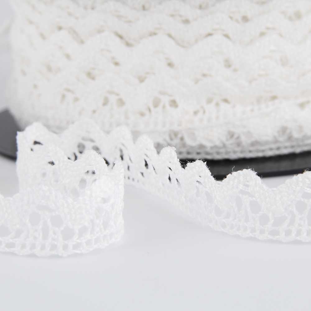 White Cotton Lace 10mm - Ribes y Casals