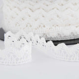 White Cotton Lace 10mm - Ribes y Casals