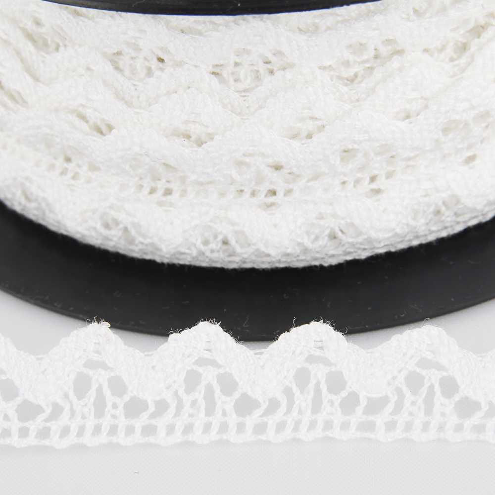 White Cotton Lace 10mm - Ribes y Casals