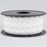 White Cotton Lace 10mm - Ribes y Casals