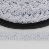 Light Blue Cotton Lace 10mm - Ribes y Casals