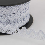 Light Blue Cotton Lace 10mm - Ribes y Casals