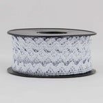 Light Blue Cotton Lace 10mm - Ribes y Casals