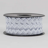 Light Blue Cotton Lace 10mm - Ribes y Casals