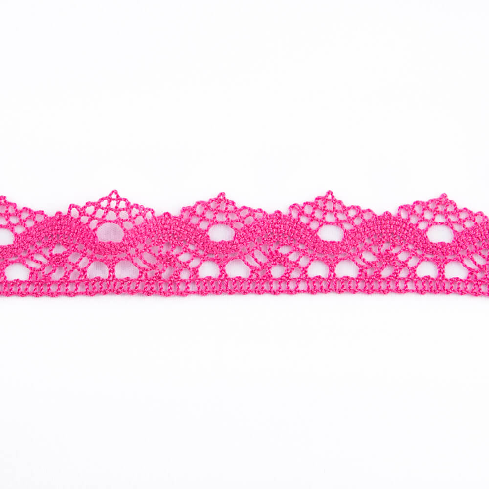 Guipure Trimmings 4442 Fuchsia - Ribes y Casals
