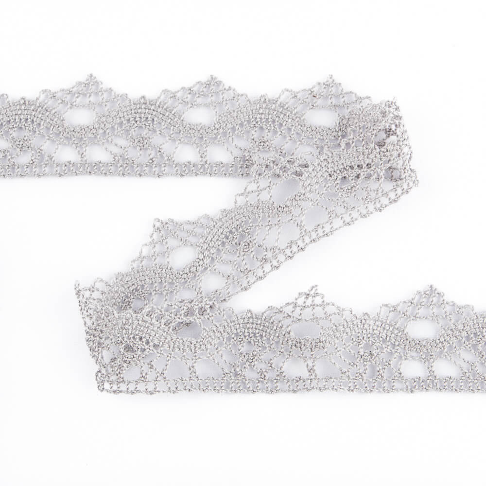 Guipure Trimmings 4442 Grey - Ribes y Casals