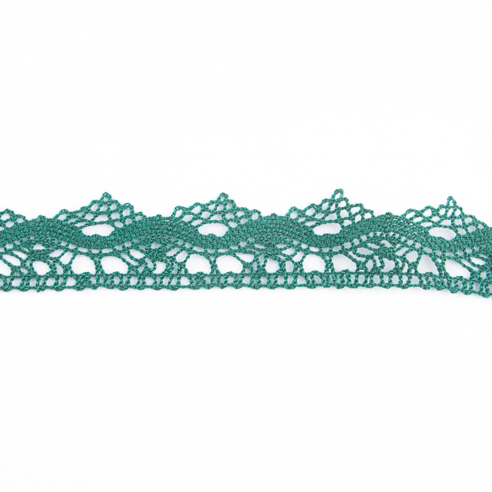 Guipure Trimmings 4442 Bottle Green - Ribes y Casals