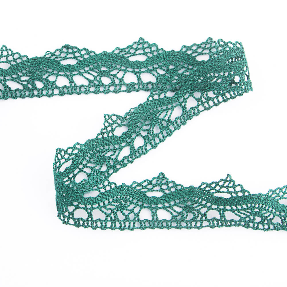 Guipure Trimmings 4442 Bottle Green - Ribes y Casals