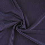 Navy Blue Shiny Jersey Knit - Ribes y Casals