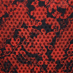 Pointelle Print Red - Ribes y Casals