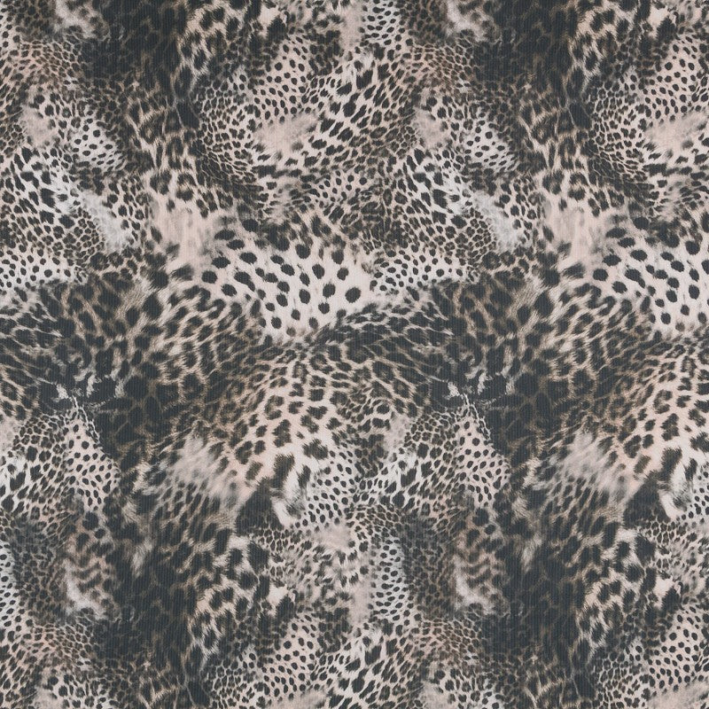 Ribbed Polyester Mesh Leopard - Ribes y Casals